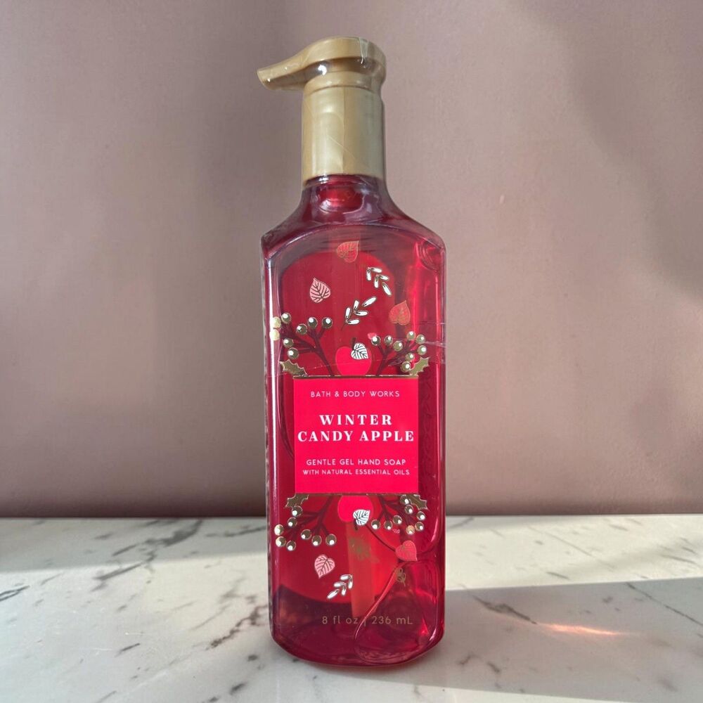 Bath & Body Works Winter Candy Apple Gentle Gel Hand Soap 8 oz New